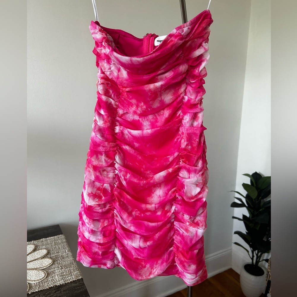Superdown | Pink Bodycon Summer Dress